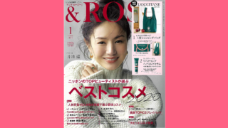 宝島社 ＆ROSY 1月号にてワカサプリ ビタミンC が掲載されました。